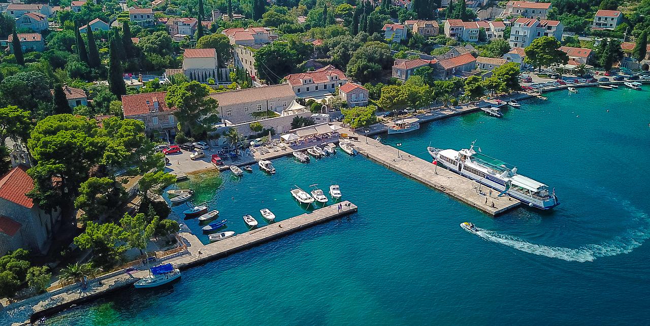 Villa Pugliesi, Dubrovnik - aerial view