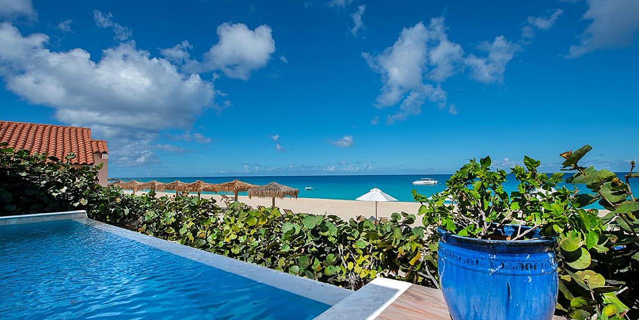 Meads Bay Beach Villas Anguilla 2 bedroom beachfront luxury 